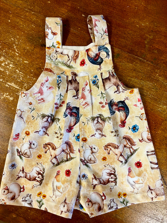Farmyard Animals Playsuit.